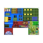 Tagħmir għat-Trampolini tal-Park għat-Tfal fuq ġewwa